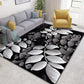 Frendorf | Glam Nordic Area Rug Mehrfarbig Pflanzen Teppich Fleckbeständig Waschbar Rutschfeste Unterlage Teppich für Sitzbereich