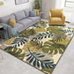 Frendorf | Glam Nordic Area Rug Mehrfarbig Pflanzen Teppich Fleckbeständig Waschbar Rutschfeste Unterlage Teppich für Sitzbereich