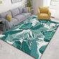 Frendorf | Glam Nordic Area Rug Mehrfarbig Pflanzen Teppich Fleckbeständig Waschbar Rutschfeste Unterlage Teppich für Sitzbereich