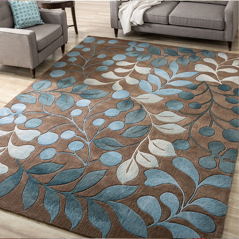 Frendorf | Multicolor Fußmatte Zeitgenössische Blumenmatte Synthetisch Fleckenbeständig Rutschfeste Rückseite Waschbar Bereichsteppich
