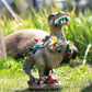 Dinosaurier fressende Gartenzwerg-Statue für Ihre Outdoor-Dekoration
