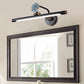 Frendorf | Zwart/Antiek Messing Verlengd Vanity Licht Armatuur Klassiek Metaal LED 14"/18"/23" W Badkamer Wandlamp in Wit/Warm/Natuurlijk Licht
