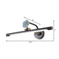 Frendorf | Zwart/Antiek Messing Verlengd Vanity Licht Armatuur Klassiek Metaal LED 14"/18"/23" W Badkamer Wandlamp in Wit/Warm/Natuurlijk Licht