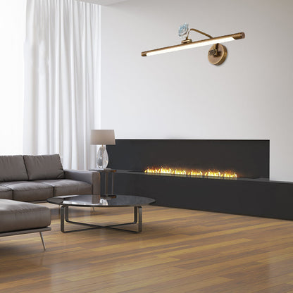 Frendorf | Zwart/Antiek Messing Verlengd Vanity Licht Armatuur Klassiek Metaal LED 14"/18"/23" W Badkamer Wandlamp in Wit/Warm/Natuurlijk Licht