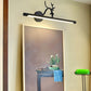 Frendorf | Lineare Vanity Lampe Traditionell 18"/23"/29.5" Breite LED Metall Wandleuchte in Schwarz für Badezimmer