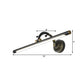Frendorf | 14"/18"/23" Brede Verlengde Vanity Lamp Traditionele LED Metaal Zwart/Antiek Messing Wandlamp Lichtarmatuur voor Badkamer