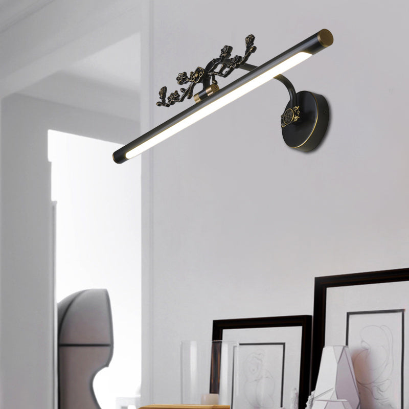 Frendorf | Verlengde Vanity Verlichting Traditionele 14"/18"/23" W LED Metalen Wandlamp voor Badkamer in Zwart/Antiek Messing