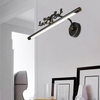 Frendorf | Verlengde Vanity Verlichting Traditionele 14"/18"/23" W LED Metalen Wandlamp voor Badkamer in Zwart/Antiek Messing