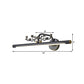 Frendorf | Verlengde Vanity Verlichting Traditionele 14"/18"/23" W LED Metalen Wandlamp voor Badkamer in Zwart/Antiek Messing