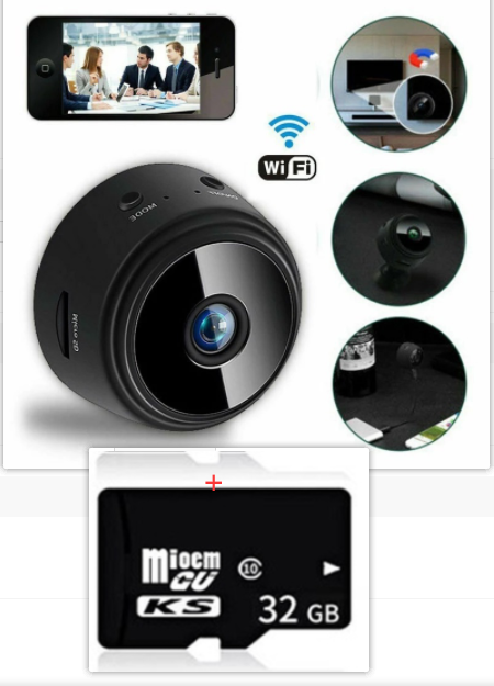 Frendorf | A9 Magnetische Saug Sicherheit Kamera HD Kamera Smart Infrarot Nachtsicht Home