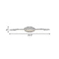 Frendorf | 19.5"/23.5"/26" Breite Silberne Verlängerte Waschtischleuchte Klassische Metall LED Badezimmer Wandlampe, Weiß/Warmes Licht
