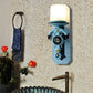 Frendorf | 1 Hoofde Indoor Wandlamp Nautische Stijl Blauw/Wit Wandverlichting met Cilinder Opal Glasschaduw en Ankerontwerp