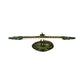 Frendorf | 19.5"/23.5"/26" Breite Grüne Elongierte Wandlampe Klassische Metall LED Badezimmer Wandleuchte Lampe, Weiß/Warmes Licht