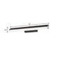 Frendorf | 16"/22.5" Breite Braune Verlängerte Vanity Licht Armatur Klassische Metall LED Badezimmer Wandleuchte Lampe in Weiß/Warmes Licht