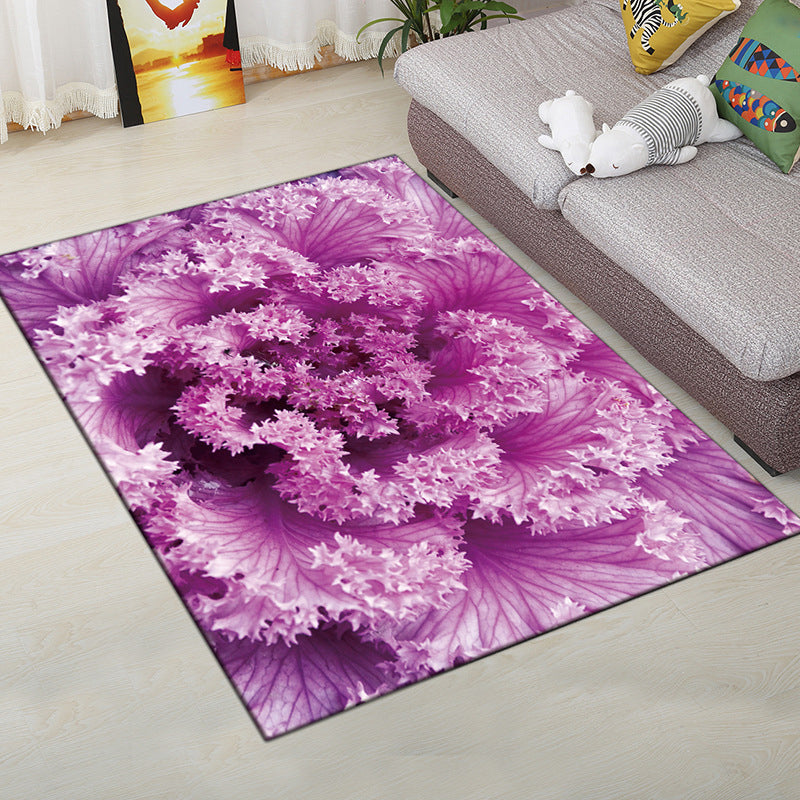 Multi-Color Moderner Teppich Polyester Digital Grafik Teppich Antirutsch Rücken Haustierfreundlicher Waschbarer Teppich für das Gästezimmer