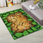 Multi-Color Moderner Teppich Polyester Digital Grafik Teppich Antirutsch Rücken Haustierfreundlicher Waschbarer Teppich für das Gästezimmer