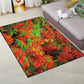 Multi-Color Moderner Teppich Polyester Digital Grafik Teppich Antirutsch Rücken Haustierfreundlicher Waschbarer Teppich für das Gästezimmer
