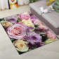 Multi-Color Moderner Teppich Polyester Digital Grafik Teppich Antirutsch Rücken Haustierfreundlicher Waschbarer Teppich für das Gästezimmer