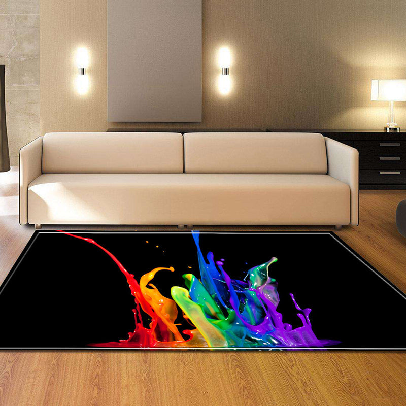 Frendorf | Trendy Hedendaagse Binnenkleed Multi Kleurig Grafisch Print Kleed Antislip Machine Wasbaar Vlekbestendig Kleed voor Woonkamer