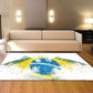 Frendorf | Trendy Hedendaagse Binnenkleed Multi Kleurig Grafisch Print Kleed Antislip Machine Wasbaar Vlekbestendig Kleed voor Woonkamer