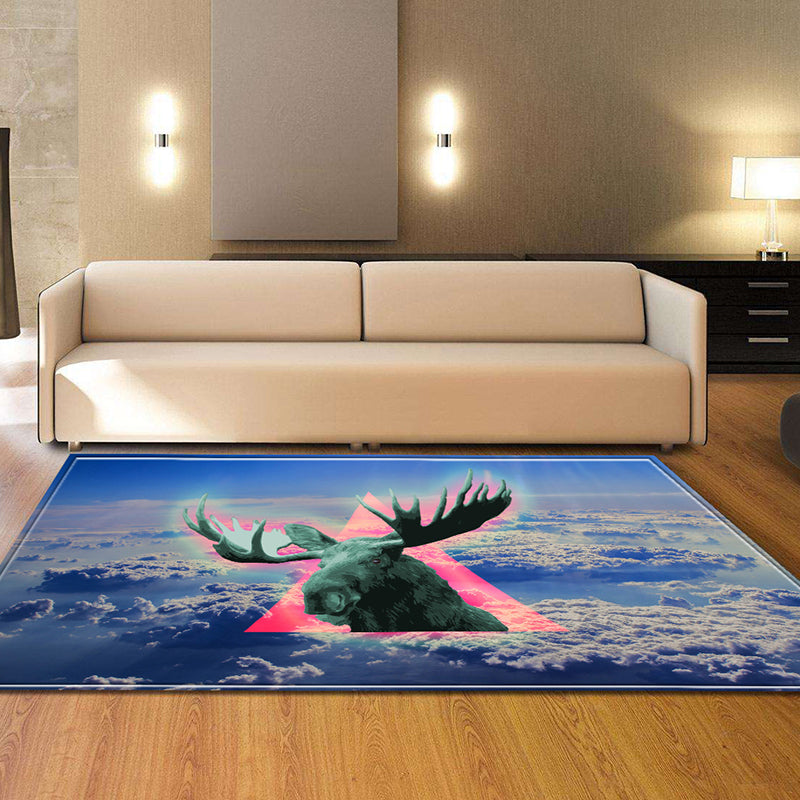 Frendorf | Trendy Hedendaagse Binnenkleed Multi Kleurig Grafisch Print Kleed Antislip Machine Wasbaar Vlekbestendig Kleed voor Woonkamer