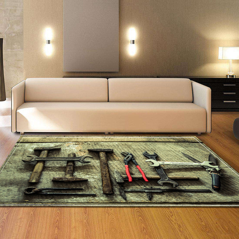 Frendorf | Trendy Hedendaagse Binnenkleed Multi Kleurig Grafisch Print Kleed Antislip Machine Wasbaar Vlekbestendig Kleed voor Woonkamer
