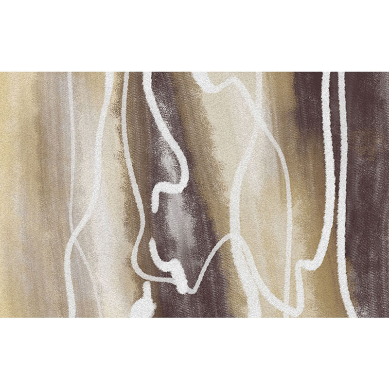 Frendorf | Beruhigende Mehrfarbige Nordische Teppich Synthetik Geometrischer Teppich Waschbar Fleckenresistent Rutschfeste Unterlage Teppich für Wohnzimmer