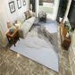 Frendorf | Nieuwe Chinoiserie Area Tapijt Multi Gekleurde Abstracte Golf Tapijt Vlekbestendig Wasbaar Antislip Ondergrond Tapijt voor Lounge