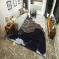 Frendorf | Nieuwe Chinoiserie Area Tapijt Multi Gekleurde Abstracte Golf Tapijt Vlekbestendig Wasbaar Antislip Ondergrond Tapijt voor Lounge