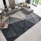 Frendorf | Nordic Home Area Rug Mehrfarbige Farbblockierung Geometrischer Teppich Synthetik Rutschfeste Unterlage Waschbar Haustierfreundlicher Teppich