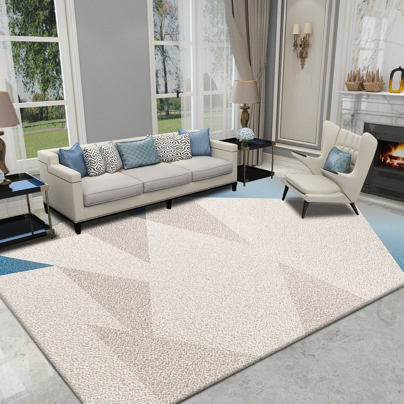 Frendorf | Nordic Home Area Rug Mehrfarbige Farbblockierung Geometrischer Teppich Synthetik Rutschfeste Unterlage Waschbar Haustierfreundlicher Teppich
