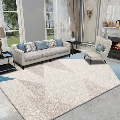 Frendorf | Nordic Home Area Rug Mehrfarbige Farbblockierung Geometrischer Teppich Synthetik Rutschfeste Unterlage Waschbar Haustierfreundlicher Teppich