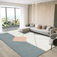 Frendorf | Nordic Home Area Rug Mehrfarbige Farbblockierung Geometrischer Teppich Synthetik Rutschfeste Unterlage Waschbar Haustierfreundlicher Teppich