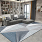Frendorf | Nordic Home Area Rug Mehrfarbige Farbblockierung Geometrischer Teppich Synthetik Rutschfeste Unterlage Waschbar Haustierfreundlicher Teppich