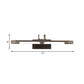 Frendorf | Bronzen Verlengde Wandlamp Klassiek Metaal LED Badkamerscone Lamp in Wit/Warm Licht, 21"/26" B