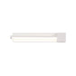 Frendorf | Verstellbare akrylfarbene lineare Wandleuchte Simplicity LED Schwarz/Weiß Wandmontierte Lampe, Warm/Weiß Licht