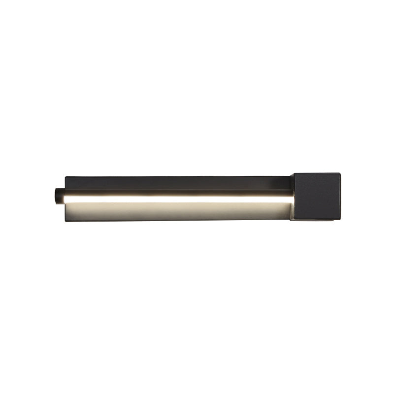 Frendorf | Verstellbare akrylfarbene lineare Wandleuchte Simplicity LED Schwarz/Weiß Wandmontierte Lampe, Warm/Weiß Licht