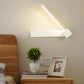 Frendorf | Verstellbare akrylfarbene lineare Wandleuchte Simplicity LED Schwarz/Weiß Wandmontierte Lampe, Warm/Weiß Licht