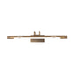 Frendorf | Tube Badezimmer Vanity Licht Klassisch Metall LED Bronze/Messing Wandlampe in Weiß/Warm Licht, 21"/26"/29" B