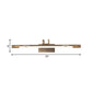 Frendorf | Tube Badezimmer Vanity Licht Klassisch Metall LED Bronze/Messing Wandlampe in Weiß/Warm Licht, 21"/26"/29" B