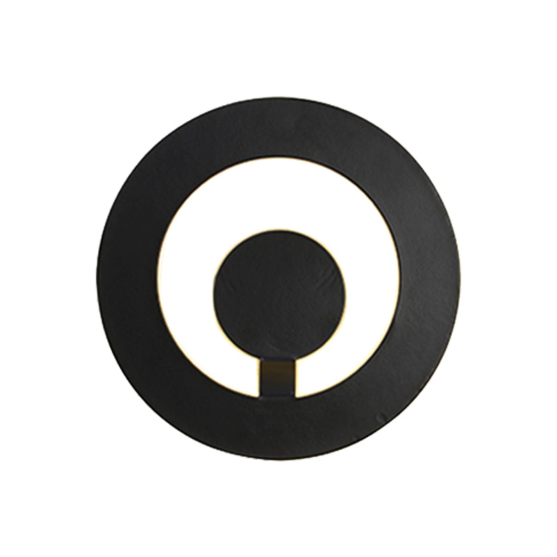 Schwarz/Weiß Super Dünne Wandleuchte Modern Acryl Wohnzimmer Wandbeleuchtung, Warm/Weiß Licht