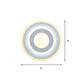 Frendorf | Minimalistische Acryl Rond/Vierkant Wandlamp Sfeervolle Energiebesparende LED Witte Wandlamp, Warm/Witte Licht