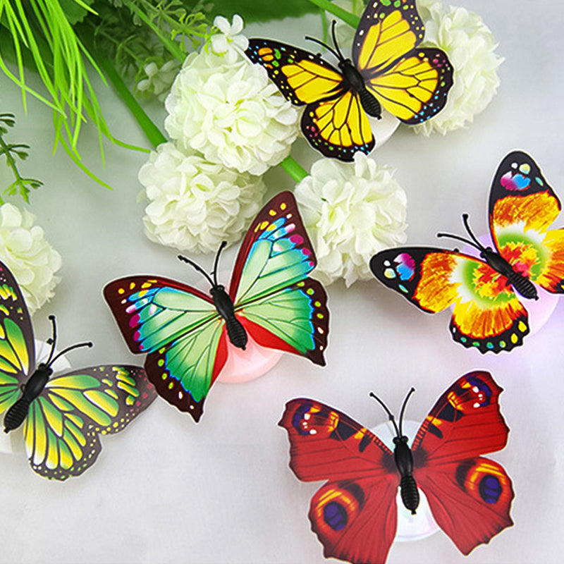 Frendorf | LumiWings - 3D bunte LED Schmetterlings Nachtlichter