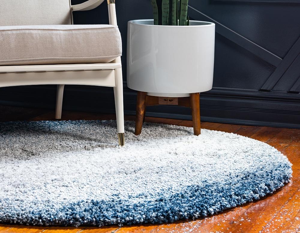 Frendorf | Velviona Gradient Shaggy Teppich | Weicher Hochflorteppich | Modernes Farbverlauf-Design