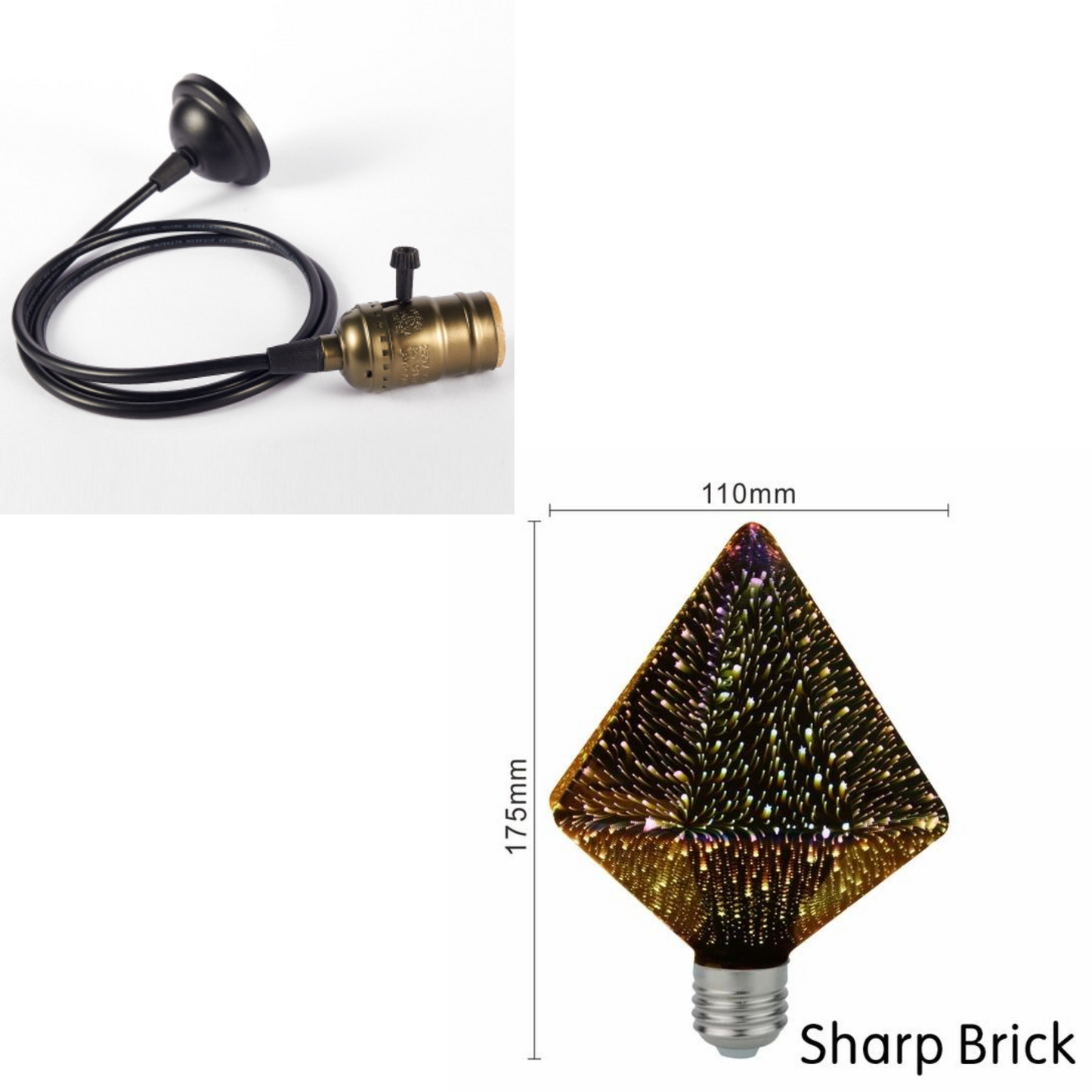 3D LED Feuerwerksbirne