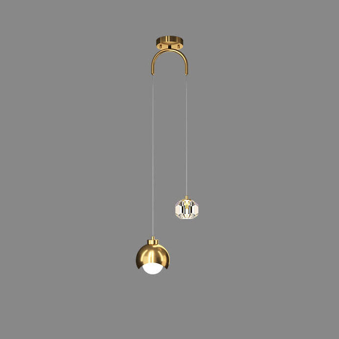 Frendorf | AstraLux Island LED Pendelleuchte | Modern | Luxus Design | Eisen und Messing | Deko für Zuhause