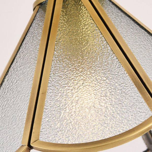 Frendorf | BrassCone Lux LED Deckenleuchte | Europäisches Design | Glas & Messing | Zeitloser Stil