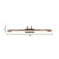 Frendorf | 20.5"/25.5"/28" W LED Bronze/Brass Wandlamp Klassisch Metall Linear Wandleuchte Lampe in Weiß/Warmlicht