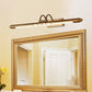 Frendorf | 20.5"/25.5"/28" W LED lineaire vanity wandlamp klassieke brons/ messing metalen muur gemonteerde lamp in wit/warm licht