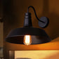 Frendorf | Einzelbirnen-Wandleuchte Vintage Topfdeckung Eisen Wandmontierte Lampe für Restaurant